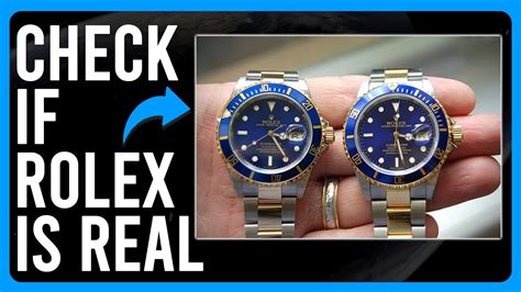 how do i know if my rolex is real